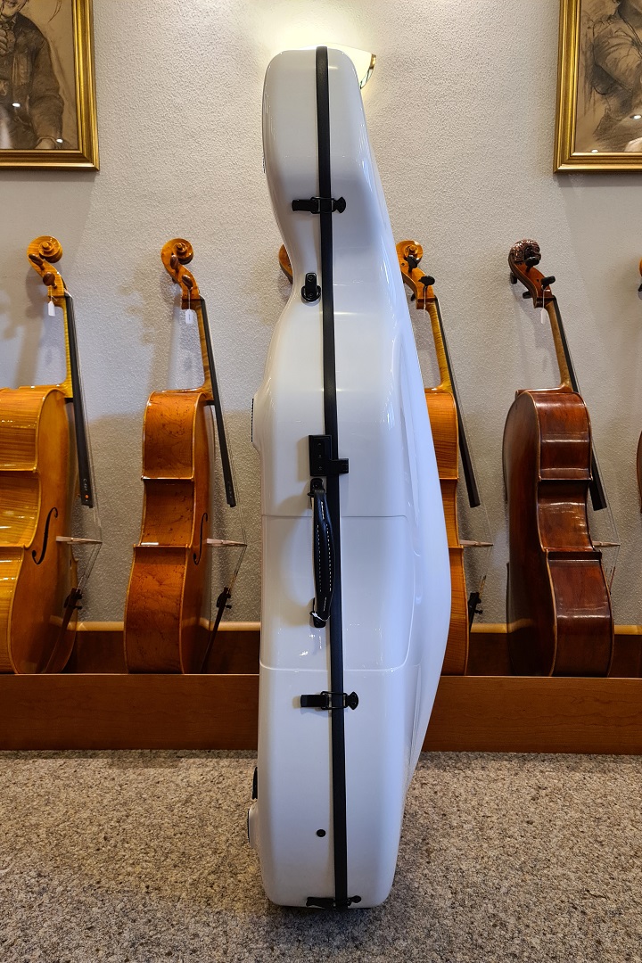 Gewa Air - Celloetui in Weiß/Schwarz